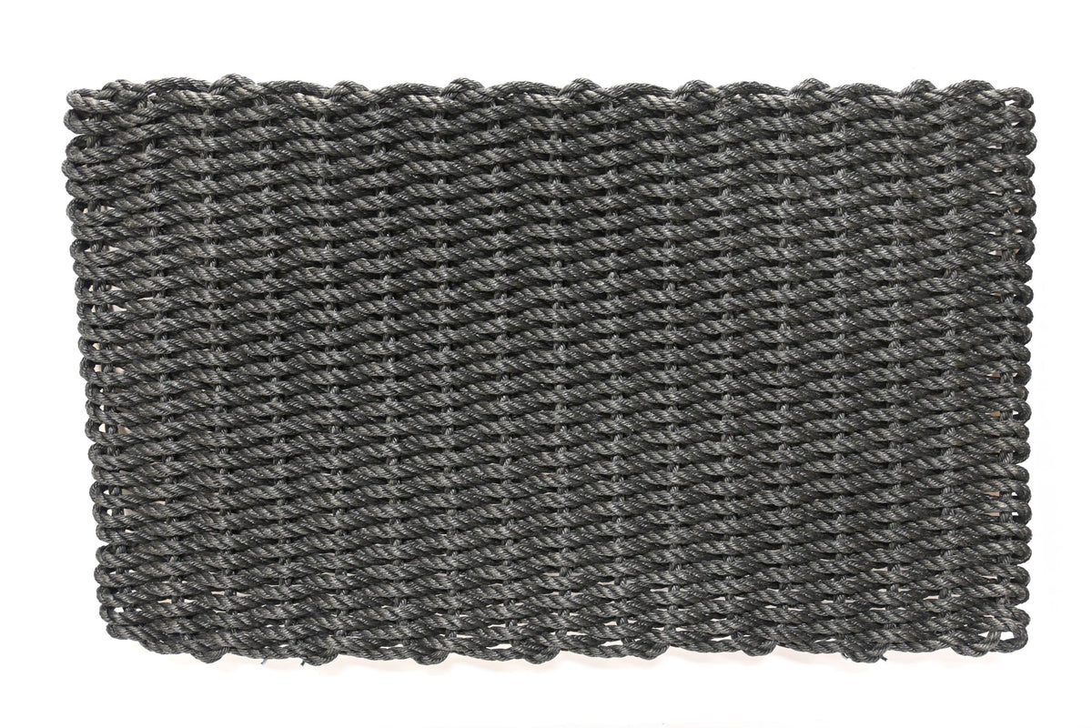 Solid Rope Mat - Black – Maine Rope Mats