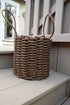 Solid Rope Basket - Brown