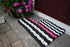 Thin Pink Line Decorative Rope Mat