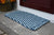 Double Weave Rope Mat - Navy, Seafoam - Maine Rope Mats