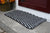 Double Weave Rope Mat - Black, Silver - Maine Rope Mats