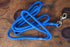 Pacific Blue Dog Leash with Pacific Blue & Light Blue Whipping