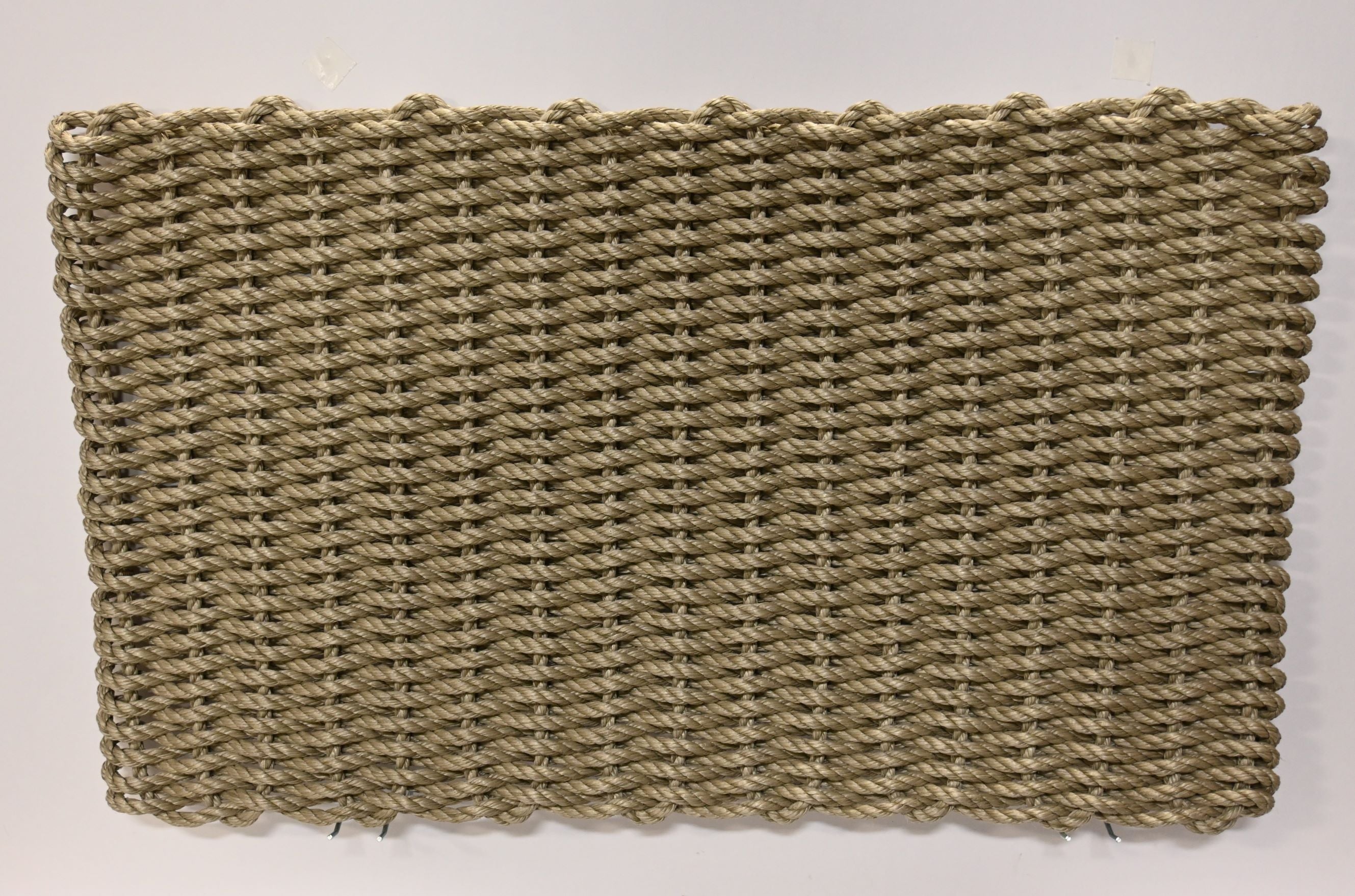 Solid Rope Mat - Dark Tan – Maine Rope Mats