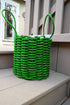 Solid Rope Basket - Green