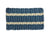 ON SALE - Five Stripe Rope Mat - Navy, Dark Tan - Maine Rope Mats