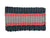 ON SALE - Five Stripe Rope Mat - Navy, Red, Silver - Maine Rope Mats