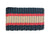 ON SALE - Five Stripe Rope Mat - Navy, Red, Light Tan - Maine Rope Mats