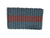 ON SALE - Three Stripe Rope Mat - Navy, Burgundy - Maine Rope Mats