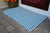 Double Weave Rope Mat - Light Blue, Light Tan - Maine Rope Mats