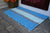 Five Stripe Rope Mat - Light Blue, Silver, Seafoam - Maine Rope Mats