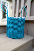 Solid Rope Basket - Light Blue
