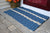 Five Stripe Rope Mat - Navy, Light Tan - Maine Rope Mats