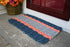 Five Stripe Rope Mat - Navy, Orange, Silver