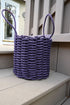 Solid Rope Basket - Purple