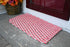 ON SALE - Double Weave Rope Mat - Red, Light Tan