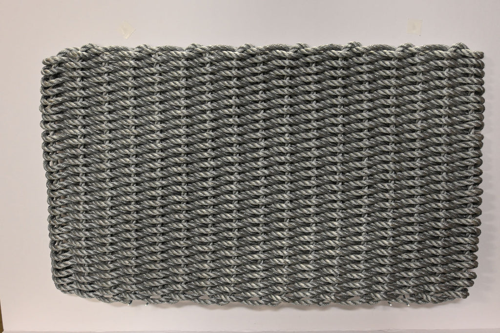 Solid Rope Mat - Silver โ Maine Rope Mats