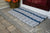 Five Stripe Rope Mat - Silver, Navy - Maine Rope Mats