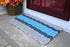 Five Stripe Rope Mat - Silver, Navy, Light Blue