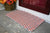 Double Weave Rope Mat - Silver, Orange - Maine Rope Mats