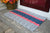 Five Stripe Rope Mat - Silver, Red, Navy - Maine Rope Mats
