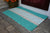 Five Stripe Rope Mat - Teal, Light Tan, Seafoam - Maine Rope Mats