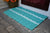 Five Stripe Rope Mat - Teal, Seafoam - Maine Rope Mats