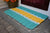 Five Stripe Rope Mat - Teal, Seafoam, Yellow - Maine Rope Mats