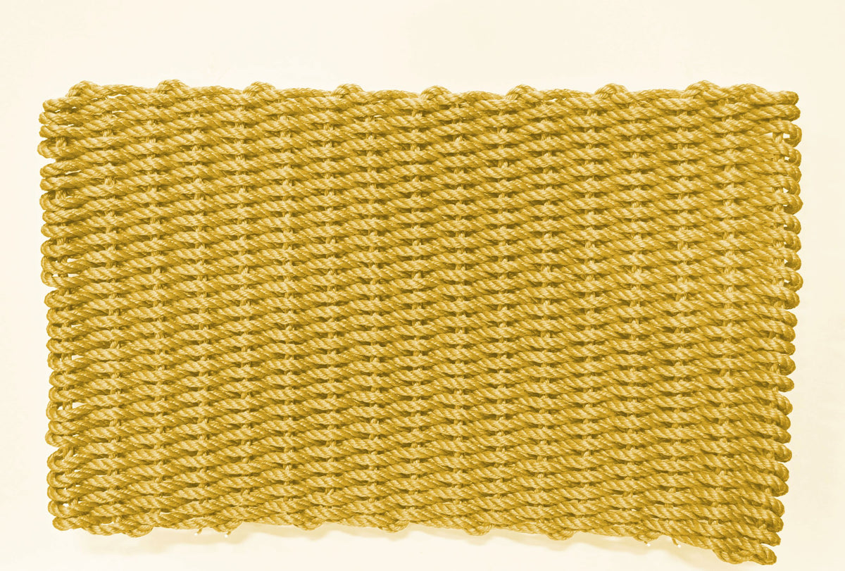 Solid Rope Mat - Yellow – Maine Rope Mats