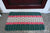 Five Stripe - Hunter Green, Red, Light Tan - Maine Rope Mats