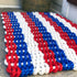 Patriotic Mat: Red White & Blue