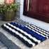 Maine Rope Flag - Thin Blue Line