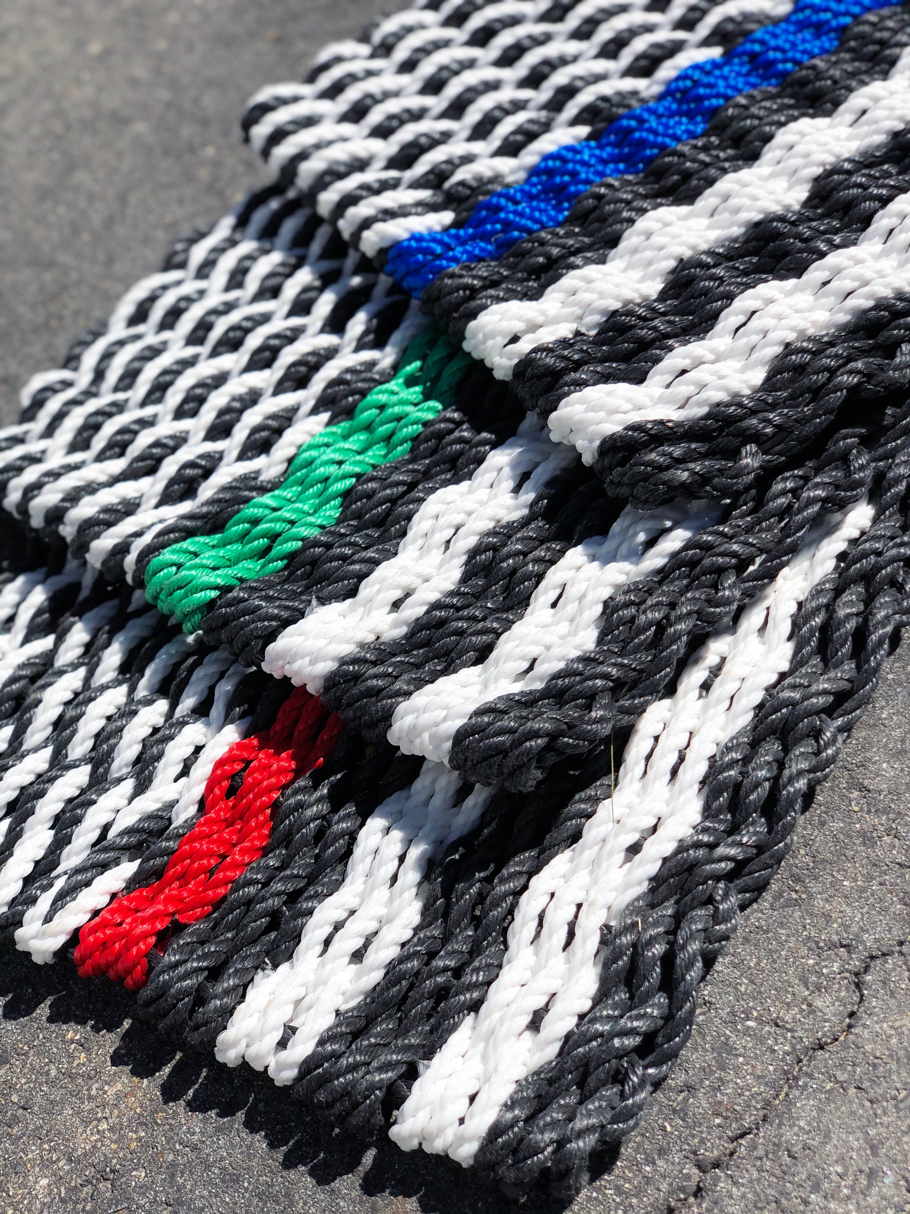 Maine Rope Flag - Thin Red Line – Maine Rope Mats