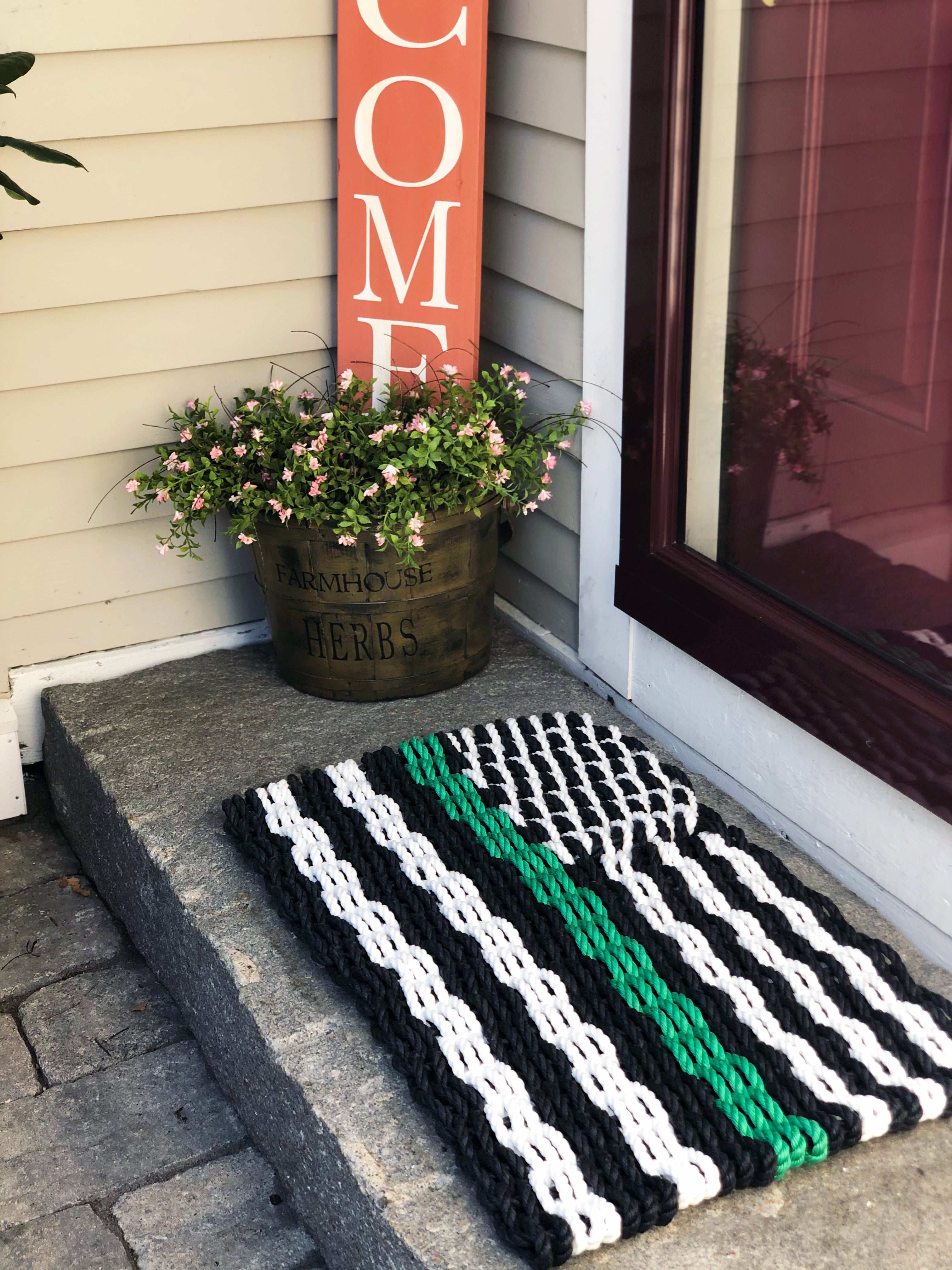 Maine Rope Flag - Thin Green Line – Maine Rope Mats